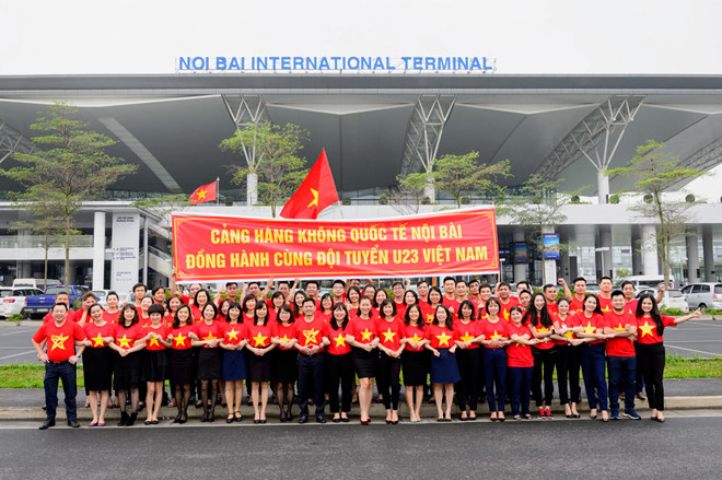 Fanzone Mỹ Đình nóng bỏng chờ trận cầu lịch sử của U23 Việt Nam Fanzone Mỹ Đình nóng bỏng chờ trận cầu lịch sử của U23 Việt Nam